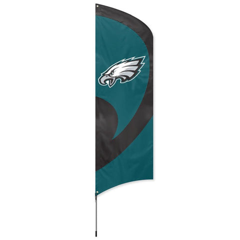 Philadelphia Eagles NFL Applique & Embroidered Tall Team Flag (102x30)