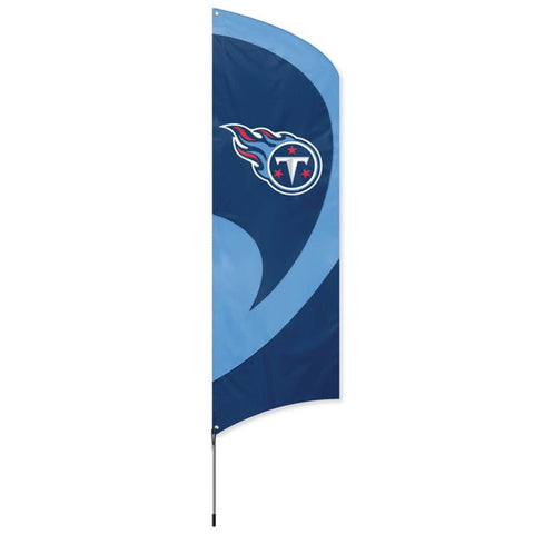 Tennessee Titans NFL Applique & Embroidered Tall Team Flag (102x30)