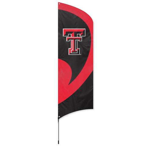 Texas Tech Red Raiders NCAA Applique & Embroidered Tall Team Flag (102x30)