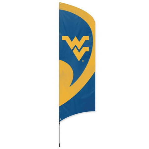 West Virginia Mountaineers NCAA Applique & Embroidered Tall Team Flag (102x30)