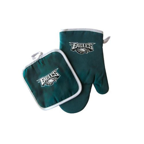 Philadelphia Eagles NFL Oven Mitt and Pot Holder Set