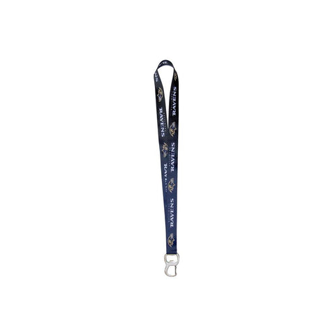 Baltimore Ravens NFL Lanyard with Bottle Opener