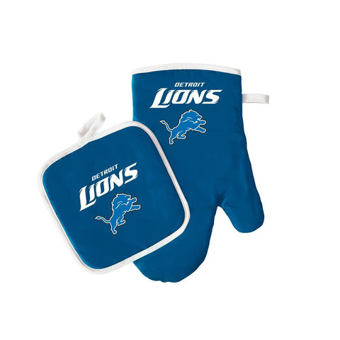 Detroit Lions NFL Oven Mitt and Pot Holder Set