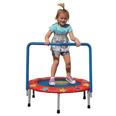 36 Kids Mini Trampoline w Handrail