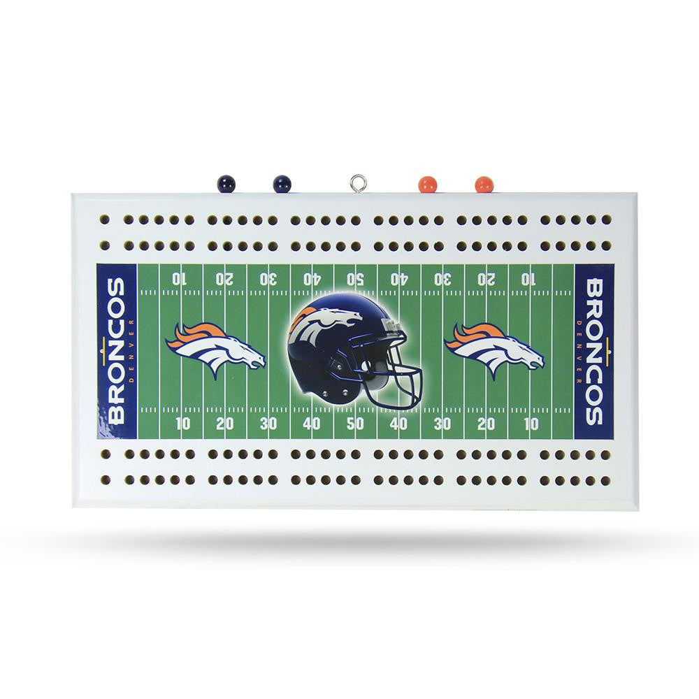 Denver Broncos NFL Cribbage Board