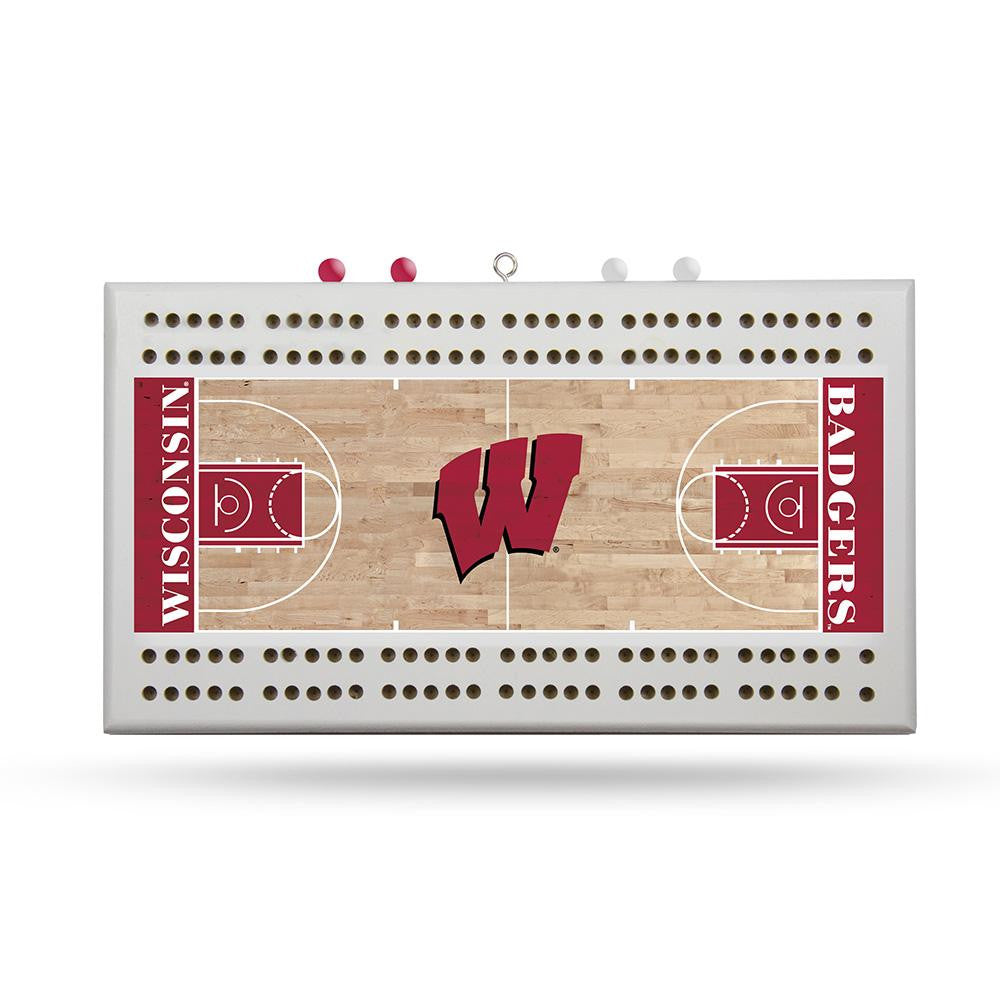 Wisconsin Badgers NCAA Cribbage Board