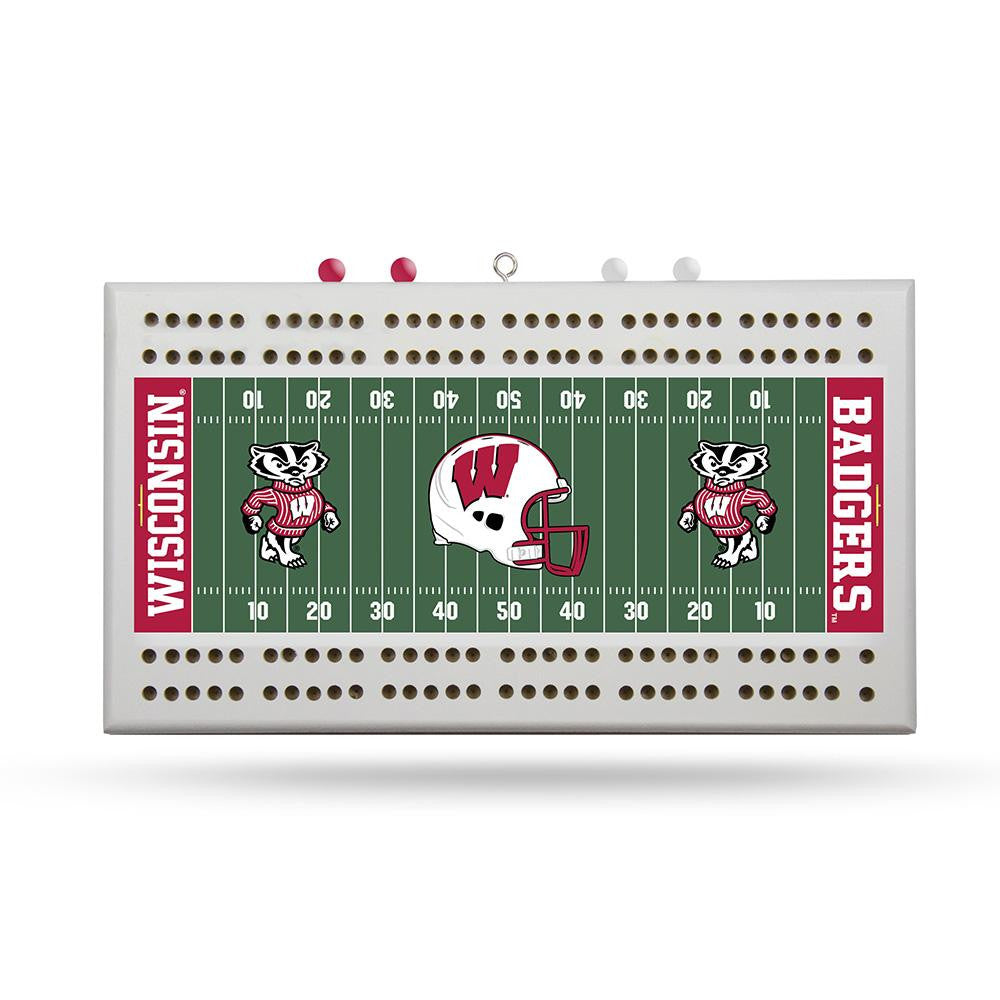 Wisconsin Badgers NCAA Cribbage Board