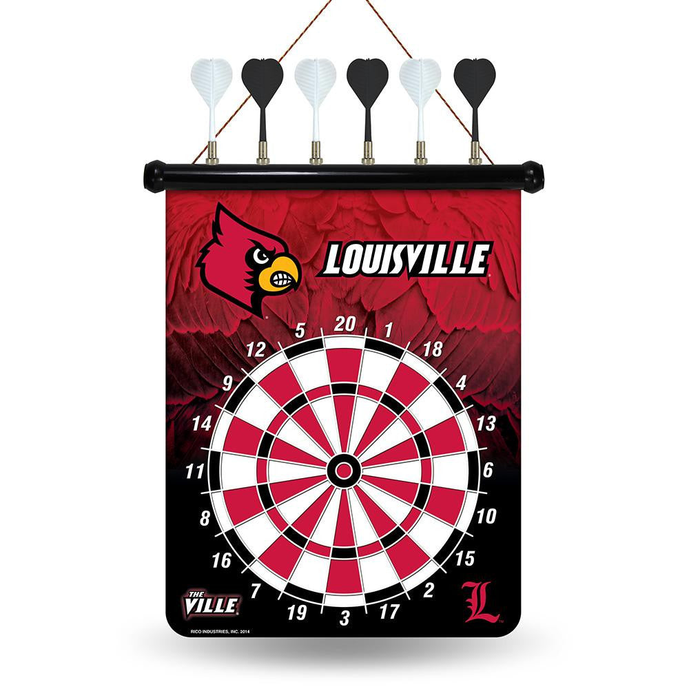 Louisville Cardinals NCAA Magnetic Dart Board