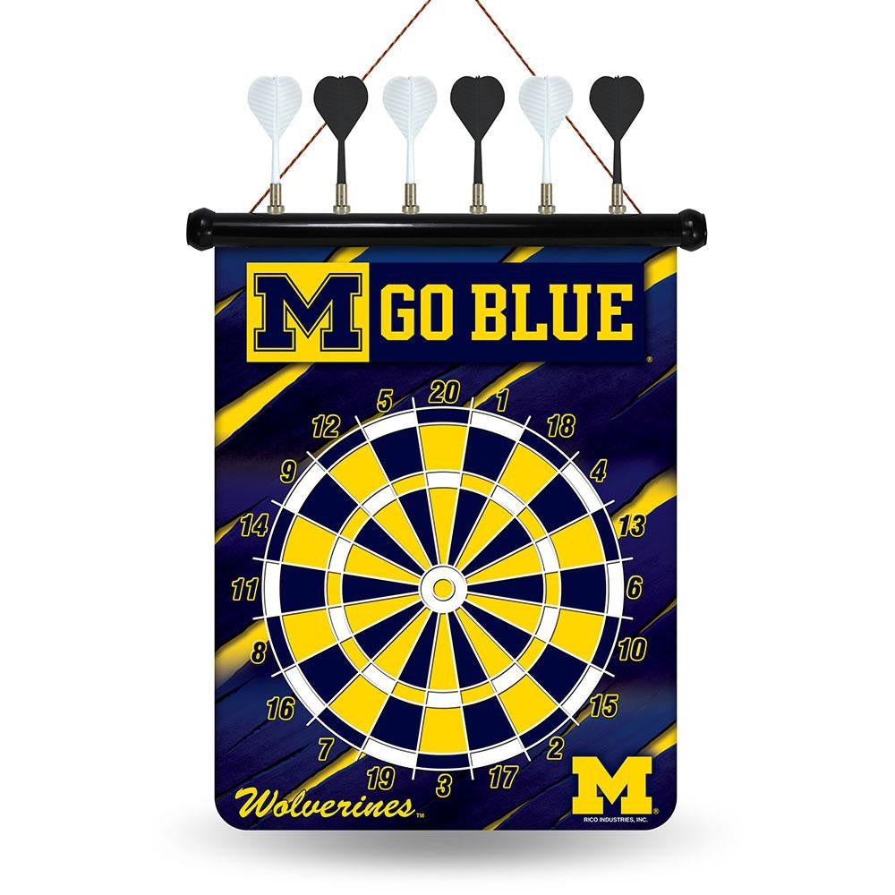 Michigan Wolverines NCAA Magnetic Dart Board