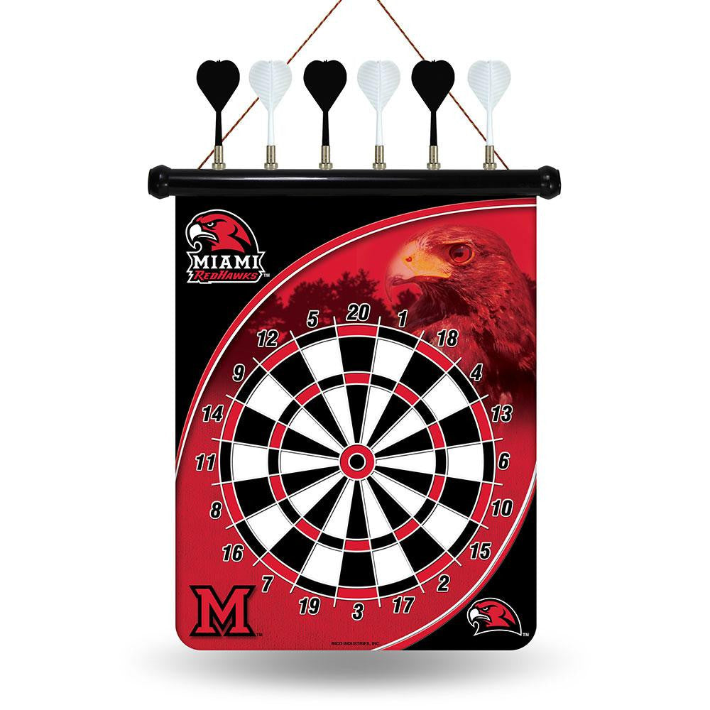 Miami Ohio Redhawks NCAA Magnetic Dart Board