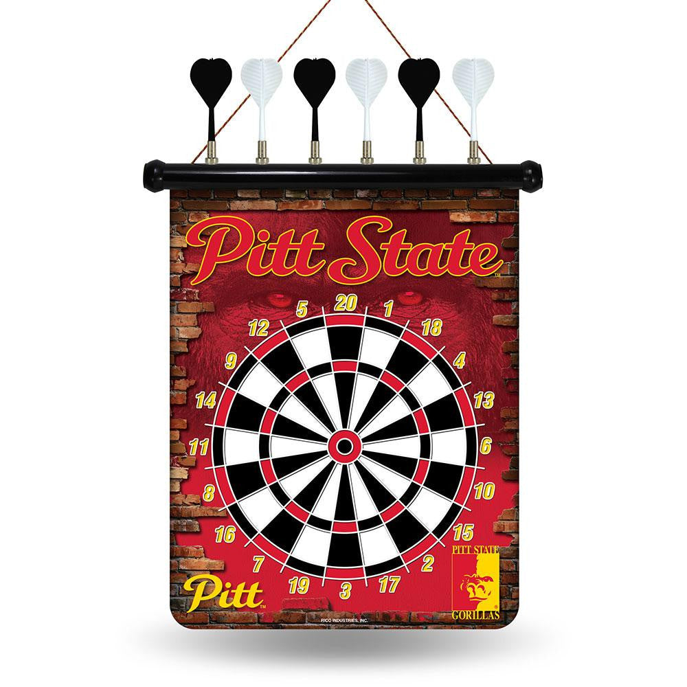 Pittsburgh State Gorillas NCAA Magnetic Dart Board