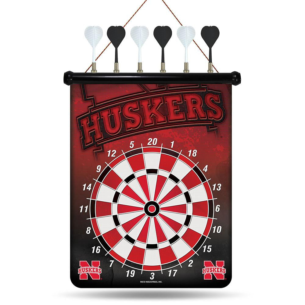 Nebraska Cornhuskers NCAA Magnetic Dart Board