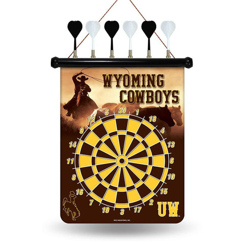 Wyoming Cowboys NCAA Magnetic Dart Board