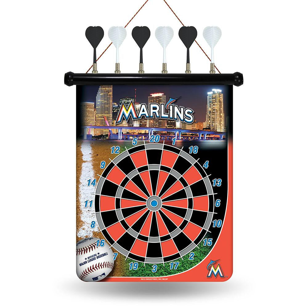 Miami Marlins MLB Magnetic Dart Board