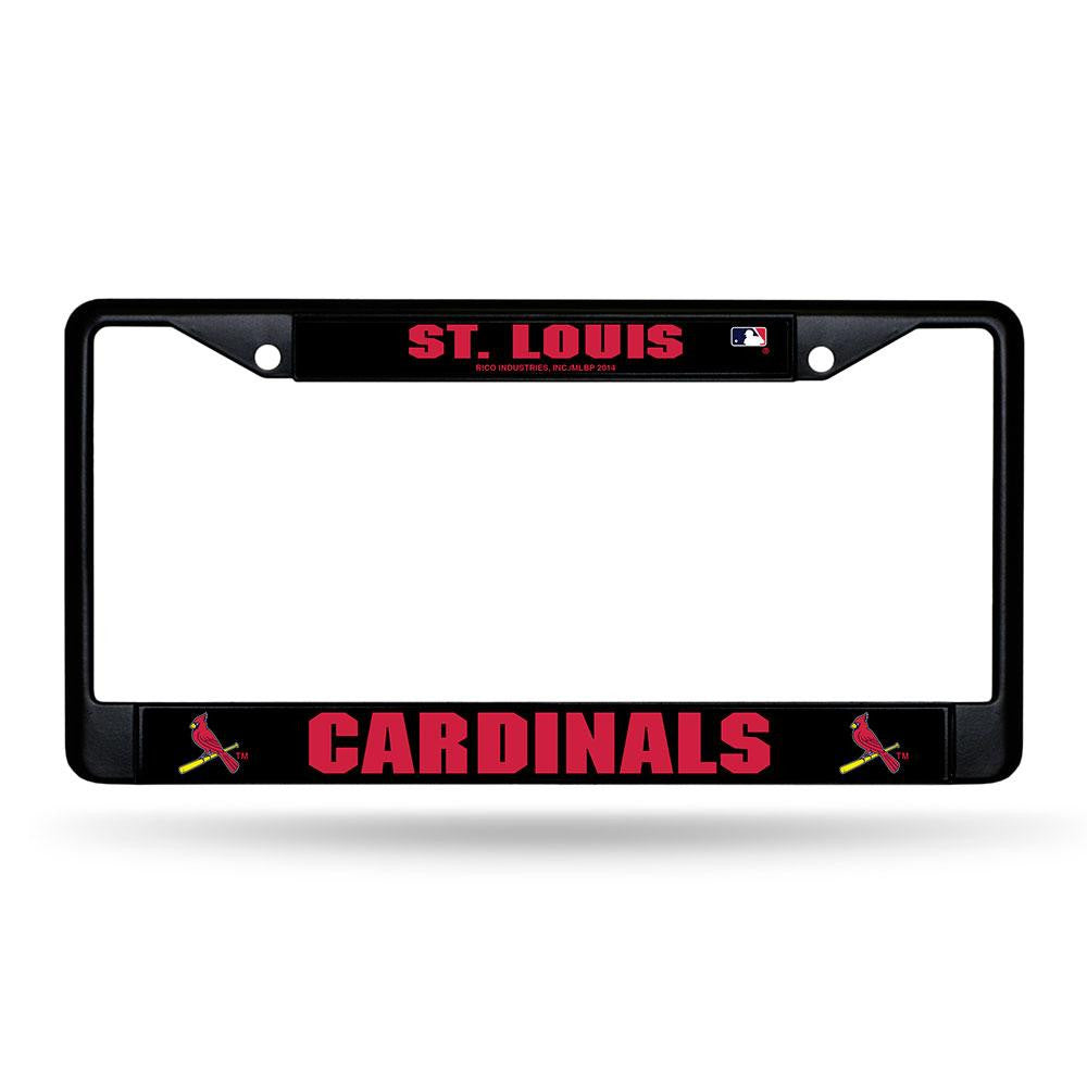 St. Louis Cardinals MLB Black (Metal) Lincense Plate Frame