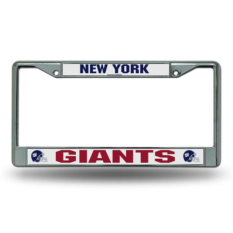 New York Giants NFL Chrome License Plate Frame