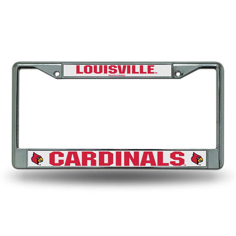 Louisville Cardinals NCAA Chrome License Plate Frame