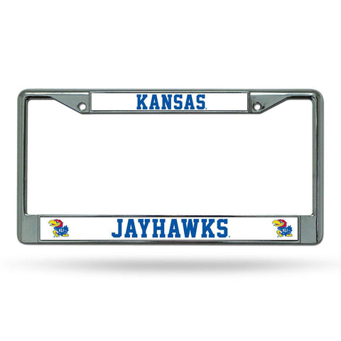 Kansas Jayhawks NCAA Chrome License Plate Frame