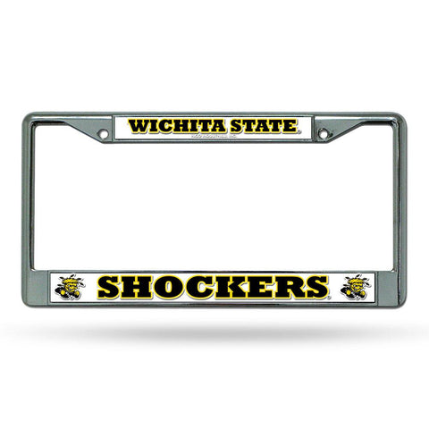 Wichita State Shockers NCAA Chrome License Plate Frame