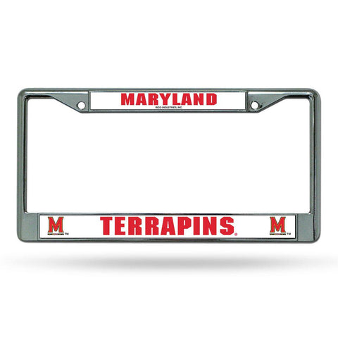 Maryland Terps NCAA Chrome License Plate Frame