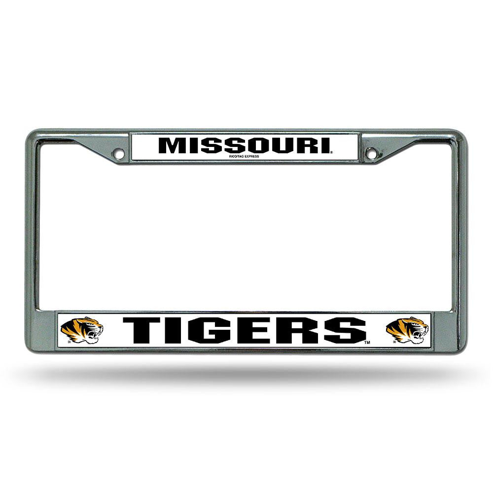 Missouri Tigers NCAA Chrome License Plate Frame