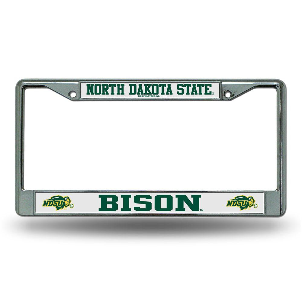 North Dakota State Bison NCAA Chrome License Plate Frame