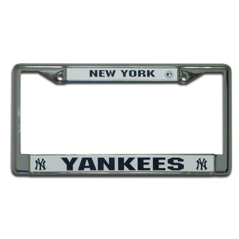 New York Yankees MLB Chrome License Plate Frame