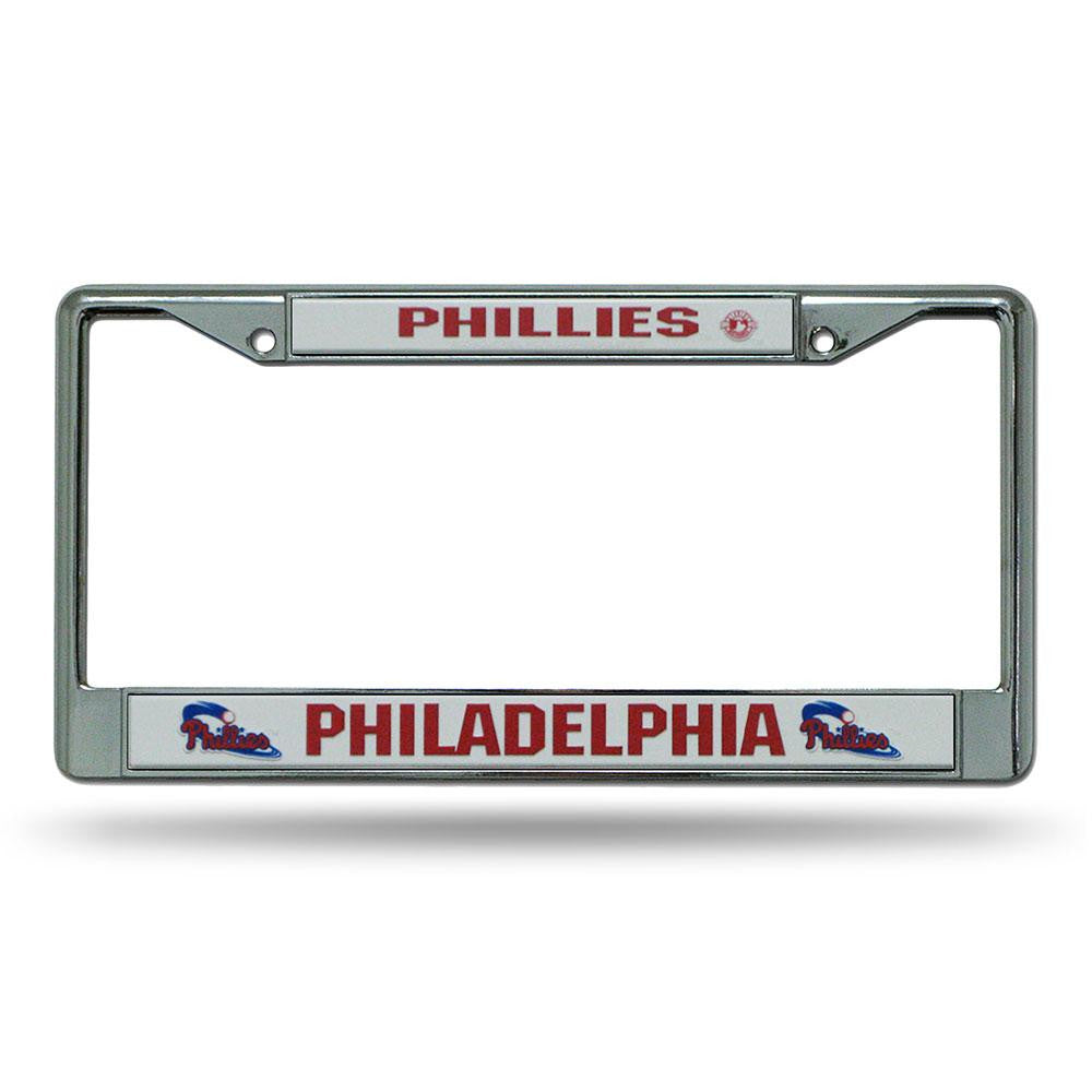 Philadelphia Phillies MLB Chrome License Plate Frame