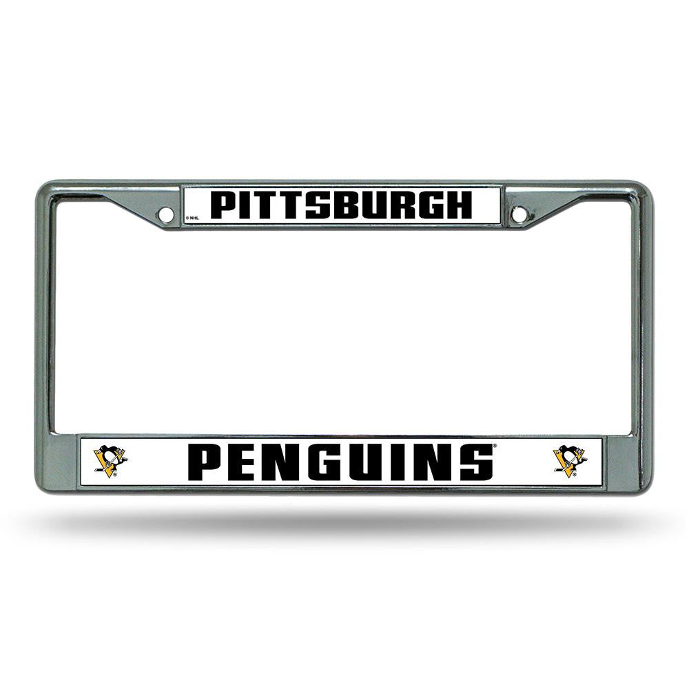 Pittsburgh Penguins NHL Chrome License Plate Frame