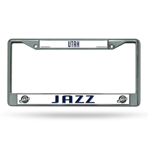 Utah Jazz NBA Chrome License Plate Frame