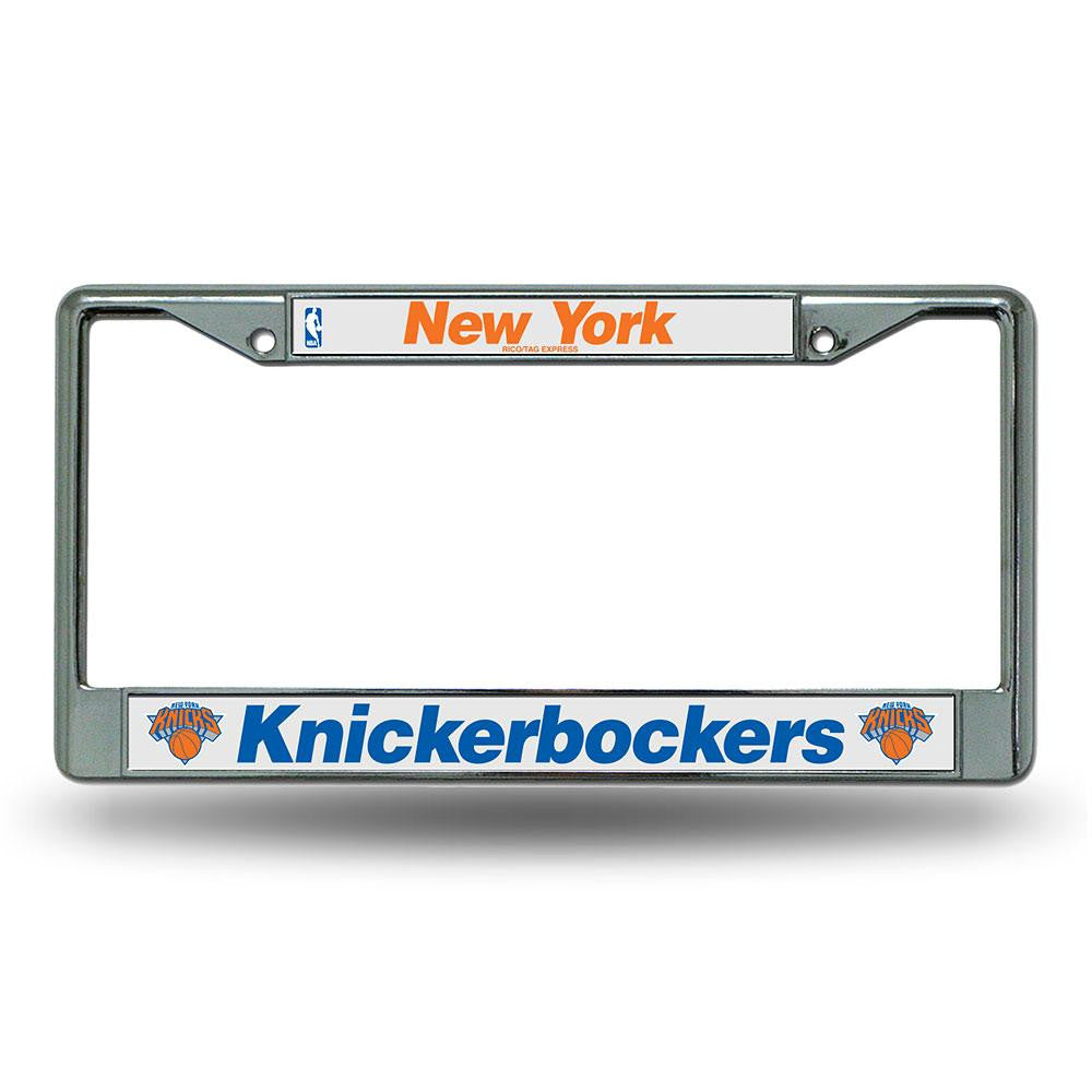 New York Knicks NBA Chrome License Plate Frame