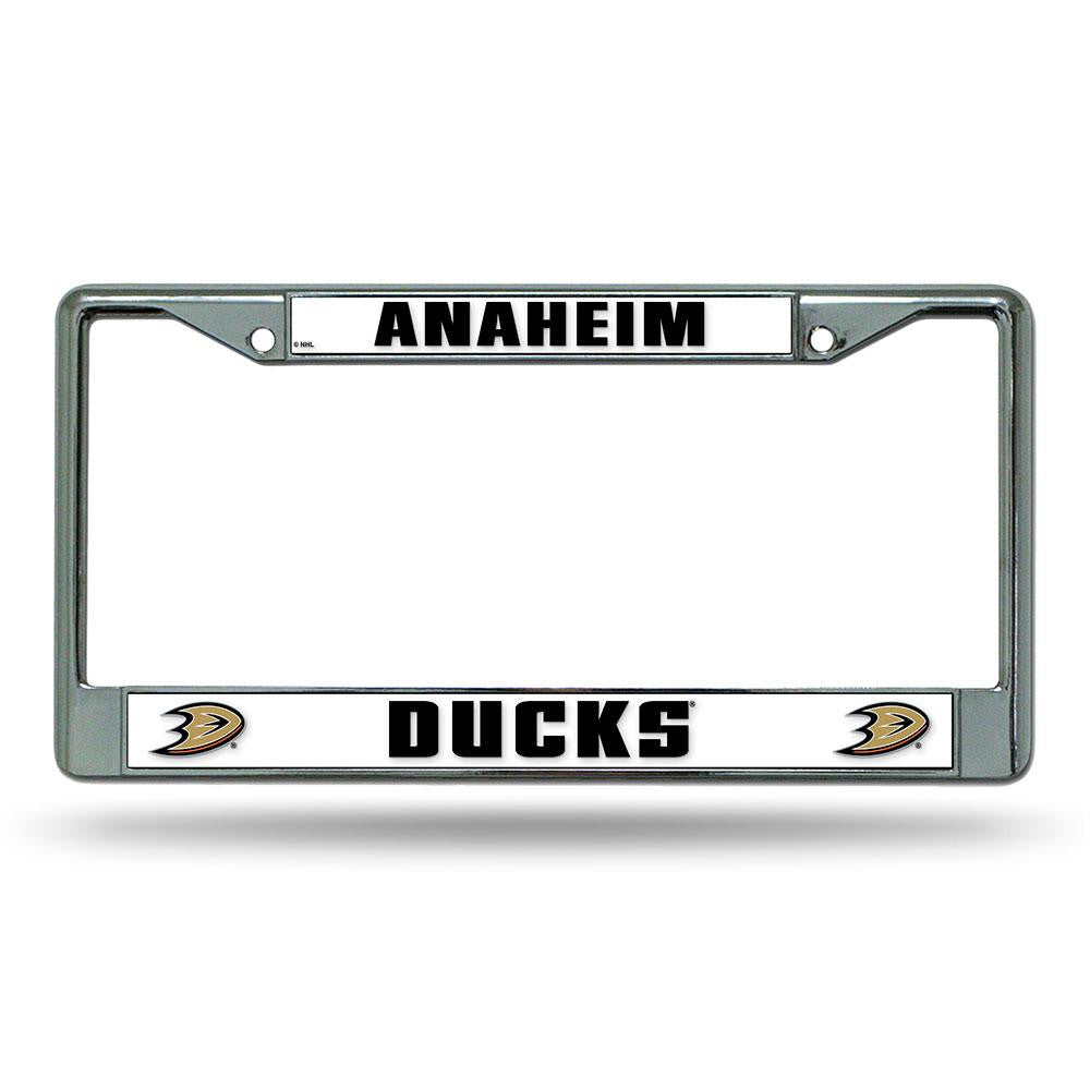 Anaheim Ducks NHL Chrome License Plate Frame