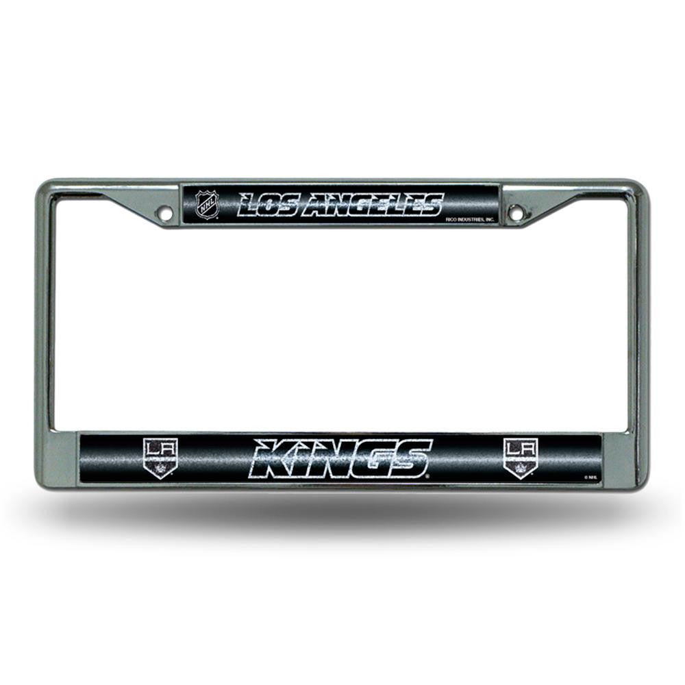 Los Angeles Kings NHL Bling Glitter Chrome License Plate Frame