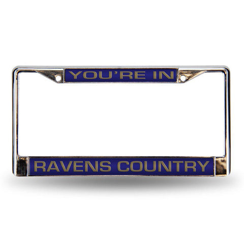 Baltimore Ravens NFL Laser Chrome Frame