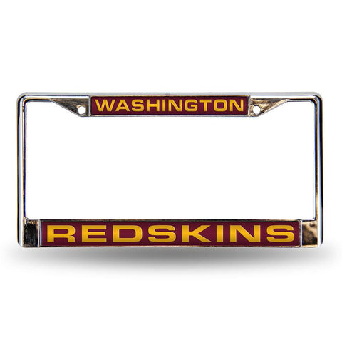 Washington Redskins NFL Laser Chrome License Plate Frame