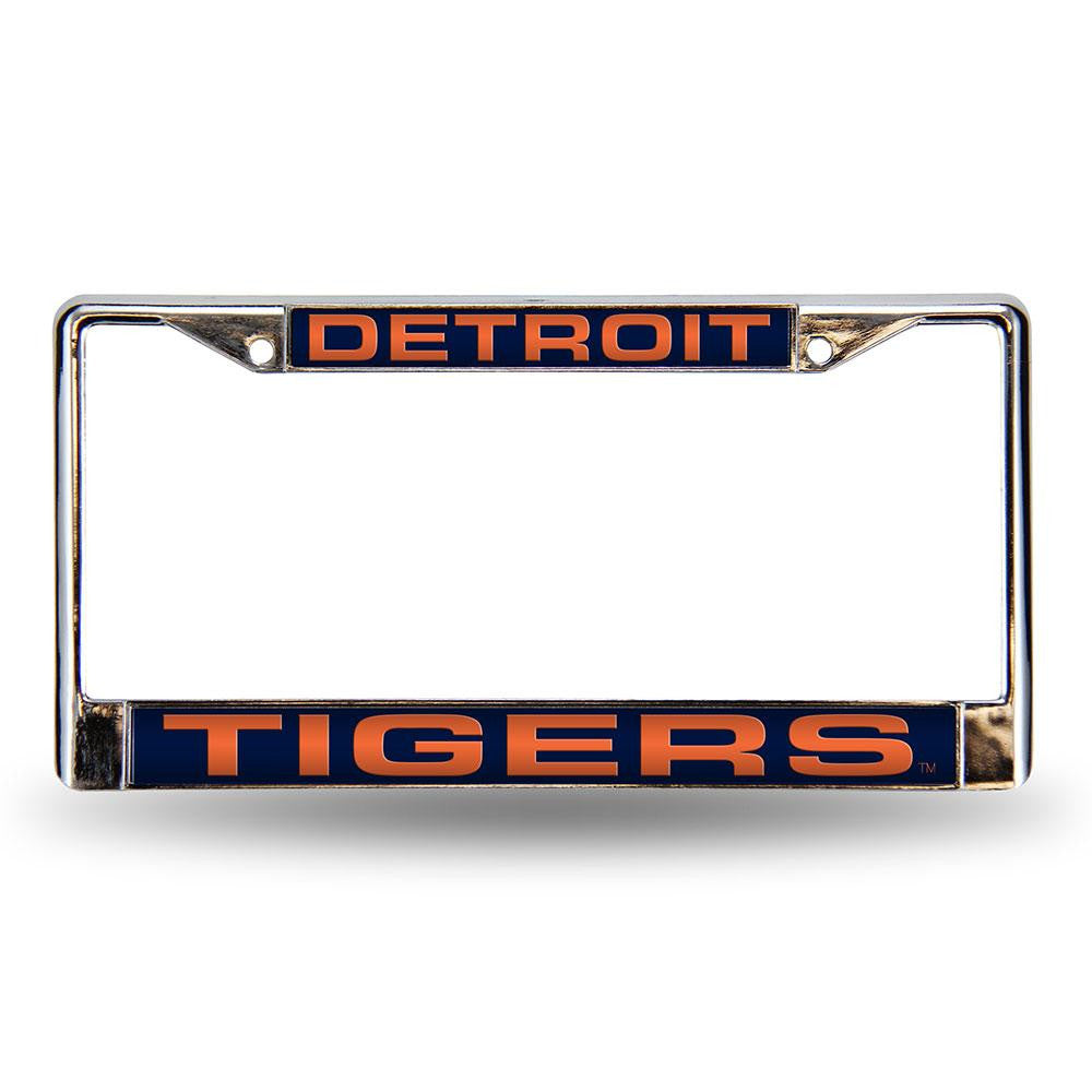 Detroit Tigers MLB Laser Chrome Frame