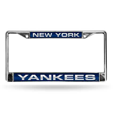 New York Yankees MLB Laser Chrome Frame