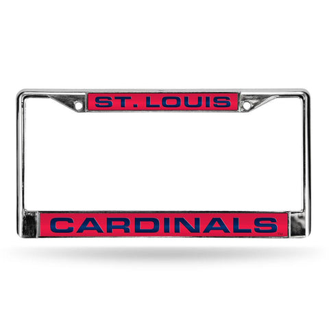 St. Louis Cardinals MLB Chrome Laser Cut License Plate Frame