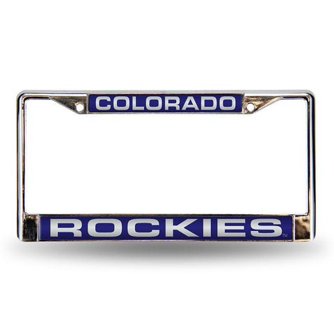 Colorado Rockies MLB Laser Chrome Frame