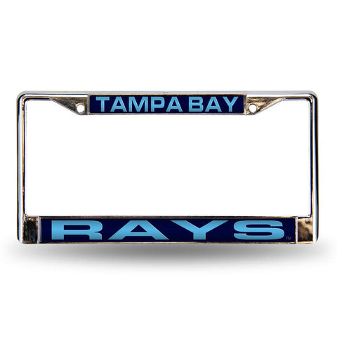 Tampa Bay Rays MLB Laser Chrome Frame