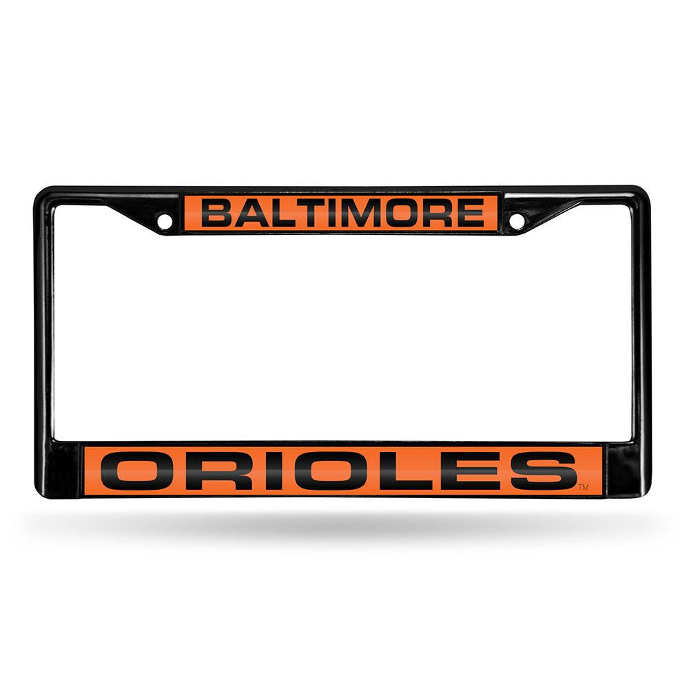 Baltimore Orioles MLB Laser Cut Black License Plate Frame