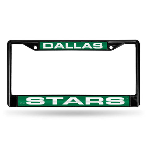 Dallas Stars NHL Laser Cut Black License Plate Frame