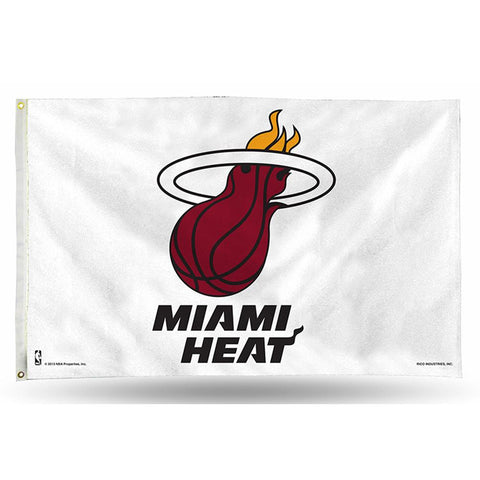 Miami Heat NBA 3in x 5in Banner Flag