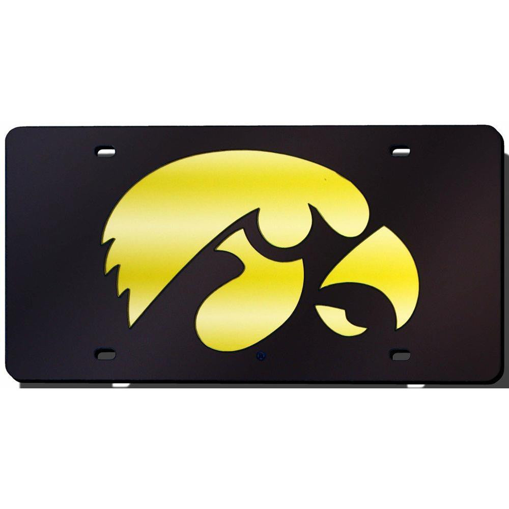 Iowa Hawkeyes NCAA Laser Cut License Plate Tag