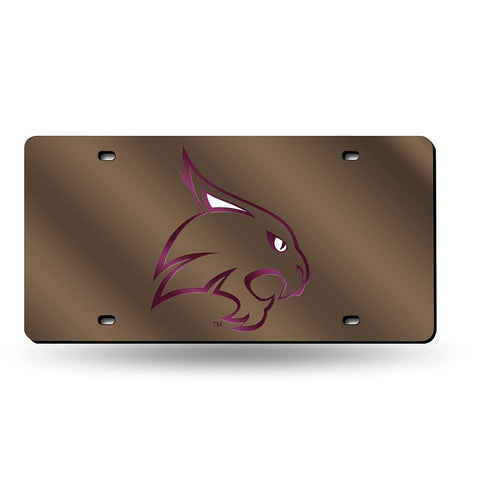 Texas State Bobcats NCAA Laser Cut License Plate Tag