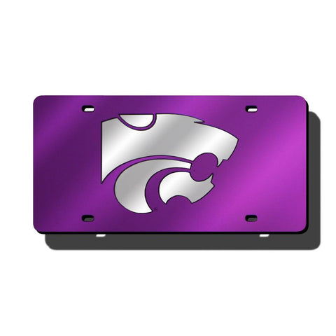 Kansas State Wildcats NCAA Laser Cut License Plate Cover