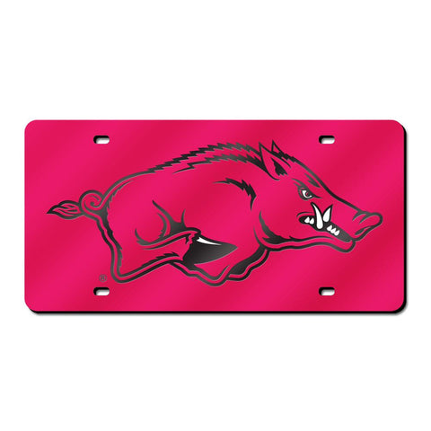 Arkansas Razorbacks NCAA Laser Cut License Plate Cover