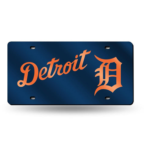 Detroit Tigers MLB Laser Cut License Plate Tag