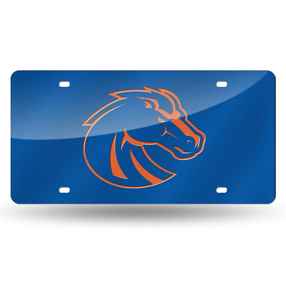 Boise State Broncos NCAA Laser Cut License Plate Cover Colored