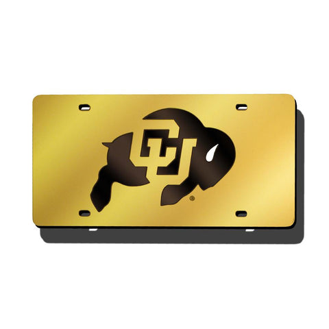 Colorado Golden Buffaloes NCAA Laser Cut License Plate Cover